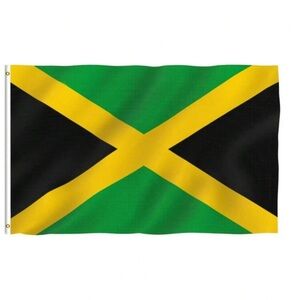 SHEIN Green, Yellow, and Black Jamaican Flag